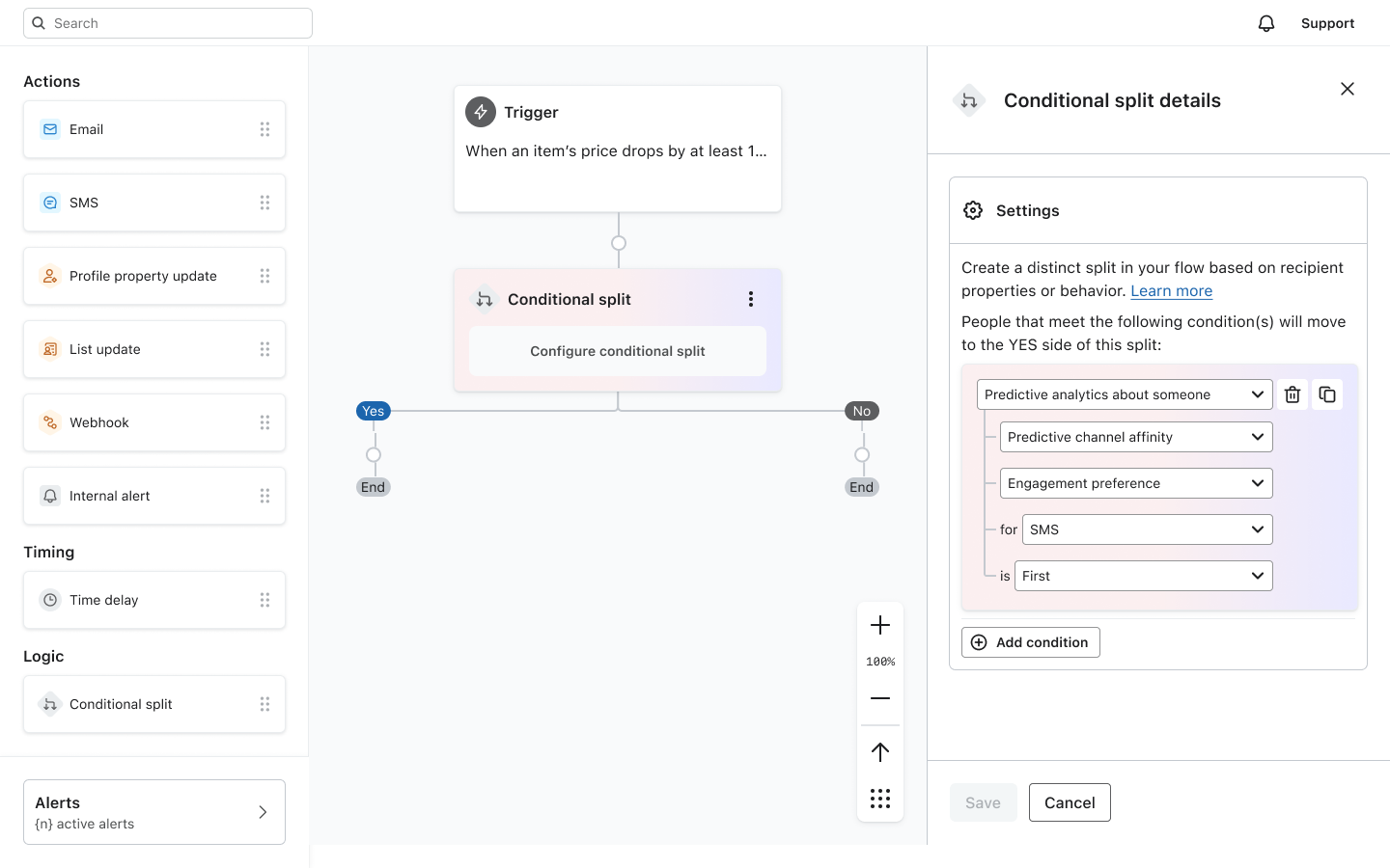 Channel Affinity flows